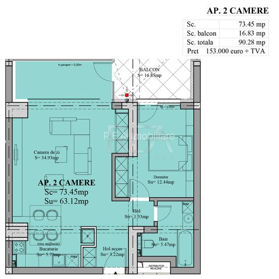 2 Camere - Sebastian - Predare in 2027 - 2
