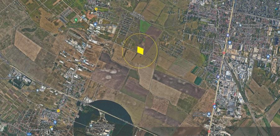 Vanzare teren 26100 mp Magurele - Atomistilor