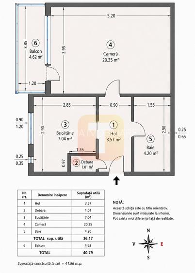 Garsonieră cu balcon, etaj 3, Dărmănești, Piatra Neamț - 11