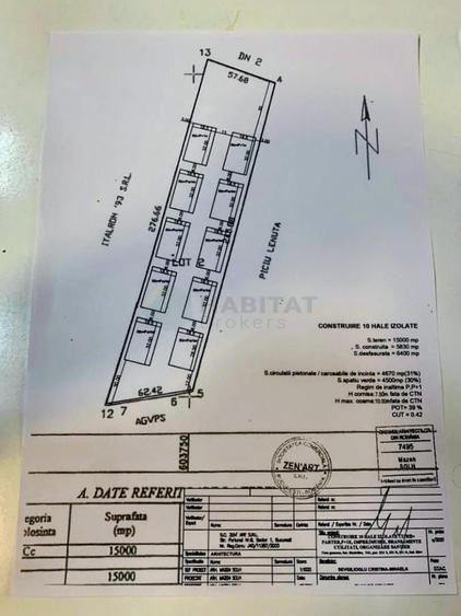 Teren intravilan 15.000 mp – DN2 Afumați