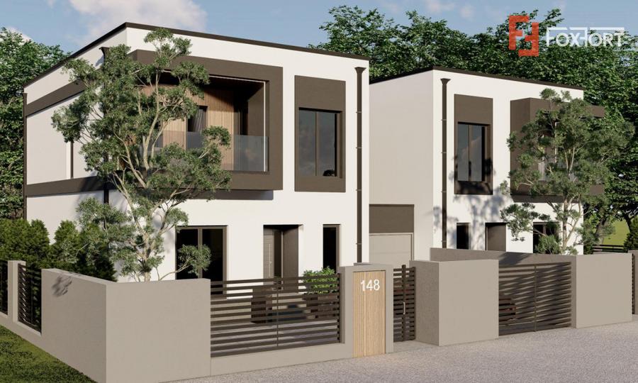 Duplex despartit prin garajul vecinului - 5 camere, finisaje premium