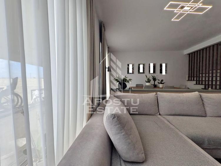 Duplex cu 4 camere si 2 bai complet mobilat si utilat in Giroc.