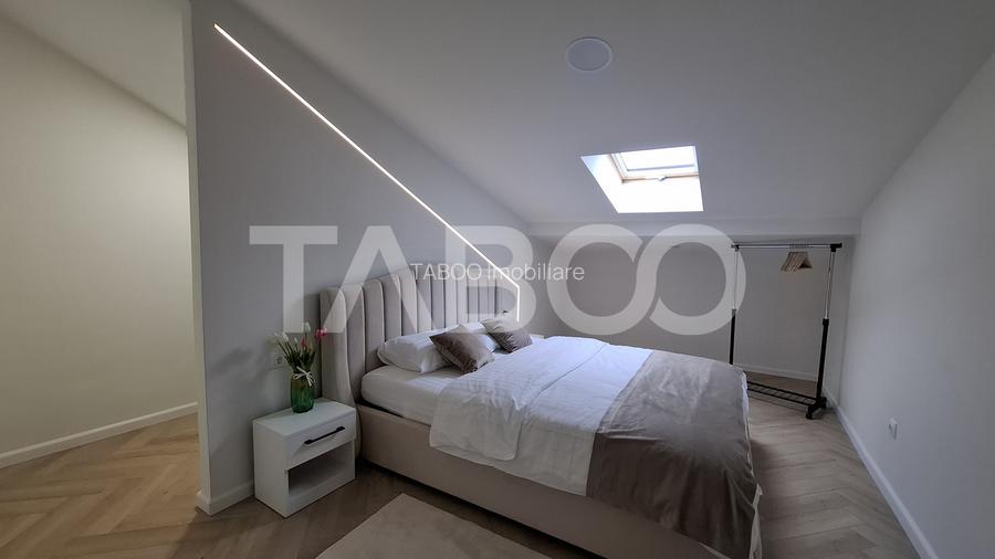 Penthouse lux ultrafinisat dotat si mobilat 2 nivele 131 mp si terasa - 16