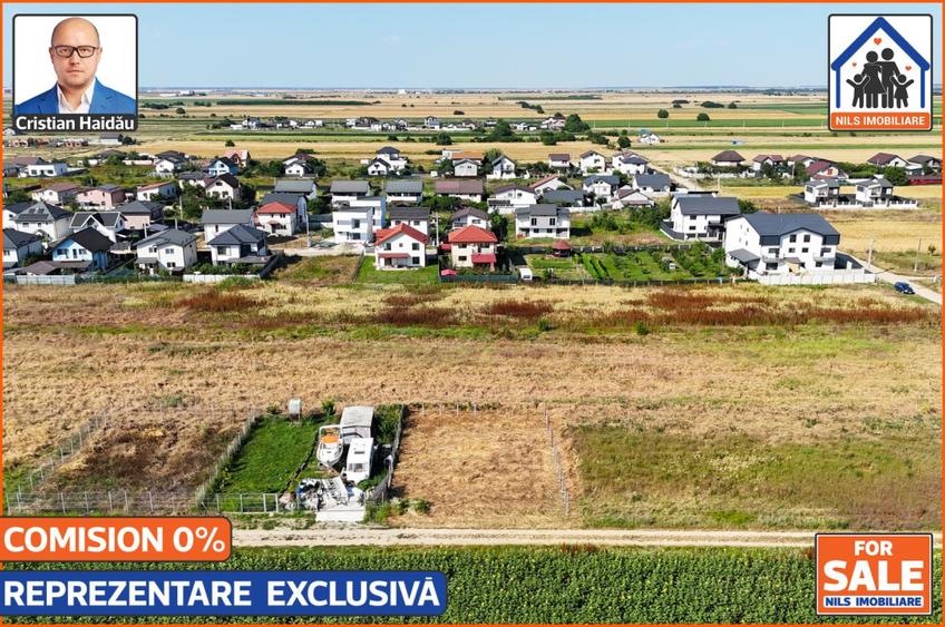 Teren pt casa in Comuna Berceni Ilfov | 350mp (21.4x16.4) | Comision 0