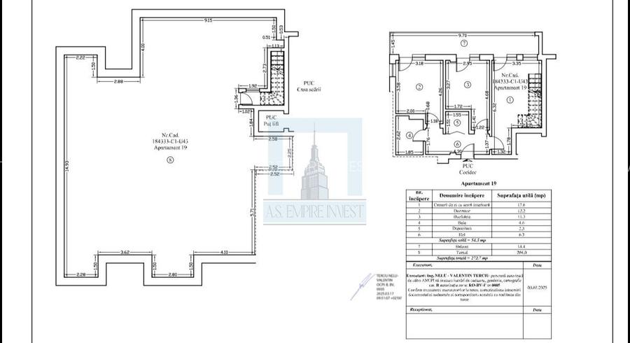 Apartament 2 camere, parcare, boxa , terasa 204 mp-zona Bartolomeu