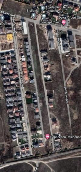 Teren inravilan, Otopeni, str 23 August, 700 mp (560 utili 140 cota de drum)