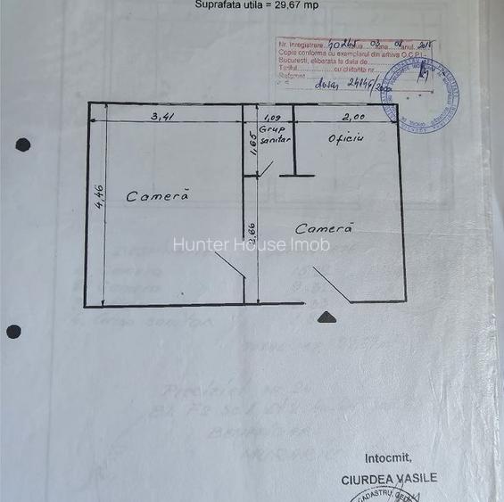 Studio 2 camere | 30 mp | Centrală proprie | 5 min Metrou Preciziei | Comision 0 - 1