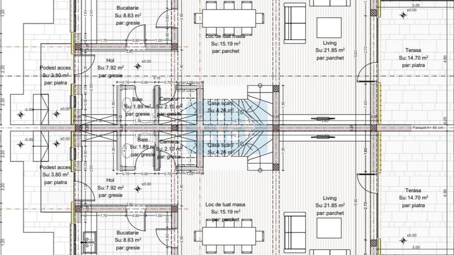 Duplex spatios 4 camere, Tauții-Măgherăuș 0%Comision - 5