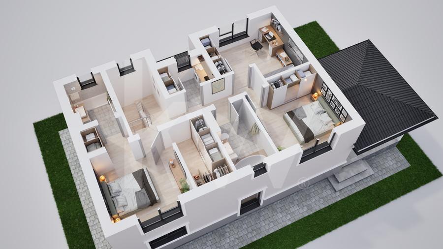 Casa individuala 5 camere in cartier nou Șură Mica