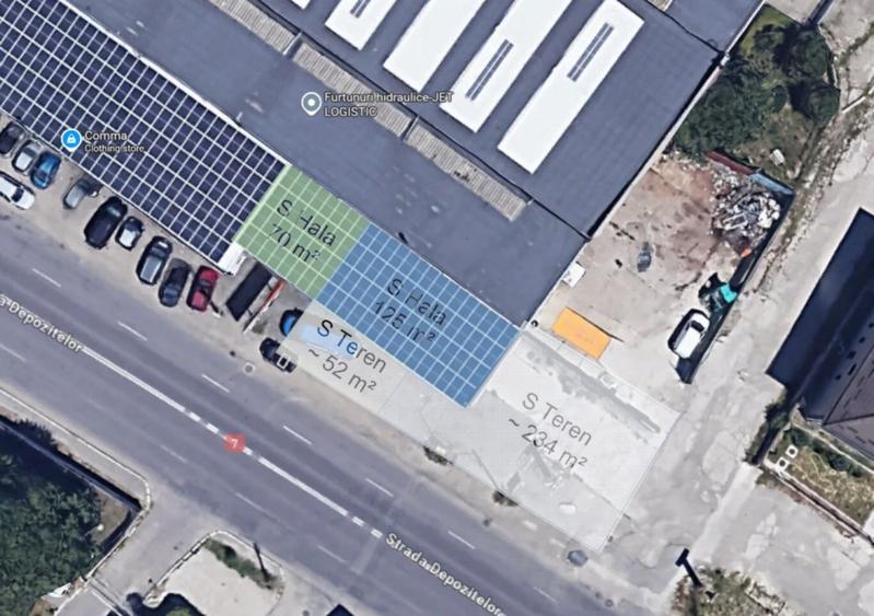 Hala 125 mp + teren 234 | Spatiu Comercial | Pitesti | Strada Depozitelor