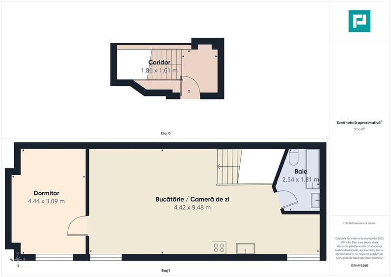 Apartament două camere Bulevardul Revoluției - 10