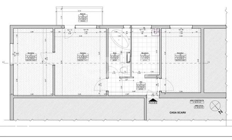 Apartament 3 camere de vanzare | Astra | Etaj 2/4 | Loc de parcare
