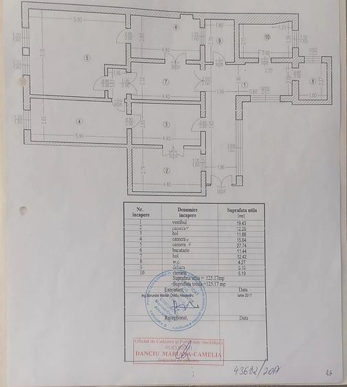 4 camere I Universitate – Km 0 | Etaj 1 | 125 MP Ideal investitie