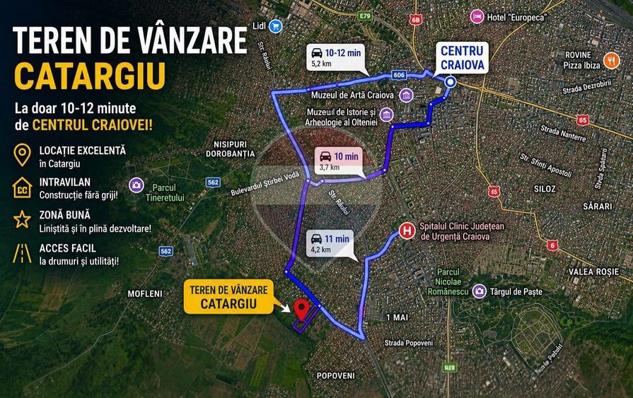 Teren Catargiu, in apropierea spitalului nr. 1