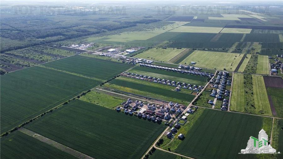 Teren 2.5 ha cu proiect pentru 60 case la 20 minute de Bucuresti