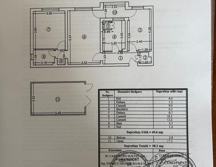 Ultracentral Tomis Mall Cuza Voda Apartament 3 camere si garaj proprietate