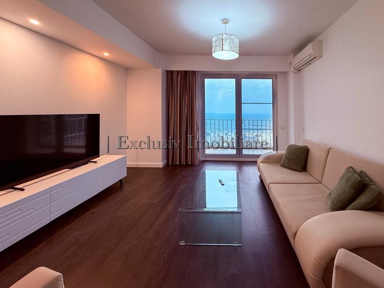 Apartament vedere frontala la mare | Bloc nou - Renovat | Piata Ovidiu | Parcare
