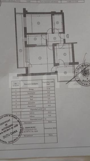 Apartament cu 2.5 camere decomandat, 70 mp, zona Noua, Brasov