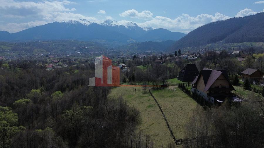 Teren Premium 1.200 mp | Bran - Predelut | Vedere spre Bucegi și Piatra Craiului