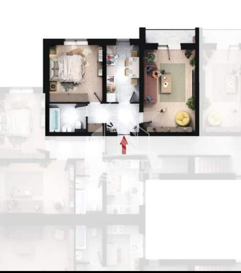 Apartament nou cu 2 camere de vanzare, decomandat, Calea Urseni