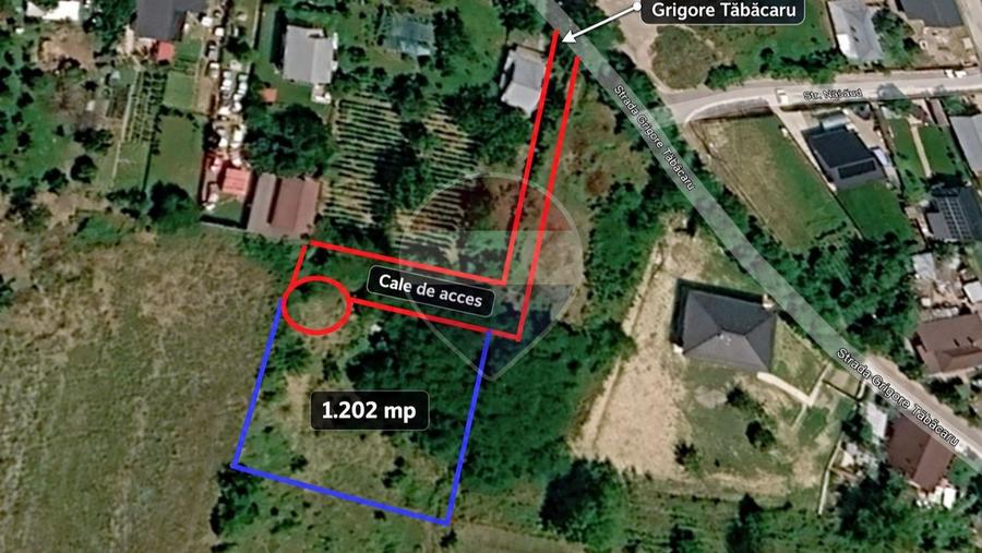 Teren 1,202mp Hemeius / Strada Grigore tabacaru
