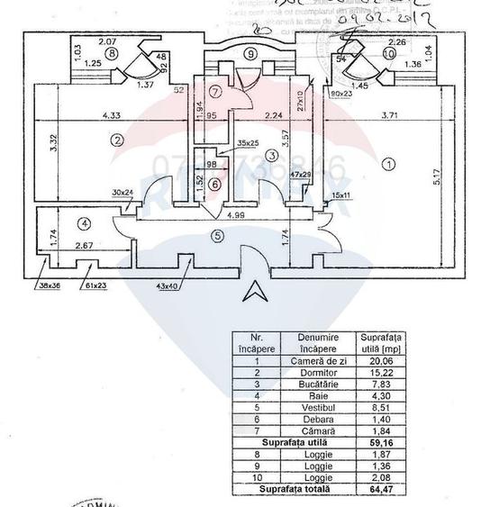 Apartament cu 2 camere superb de inchiriat pe Bulevardul Unirii