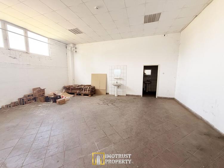 Hală industrială de închiriat în Arad – 600 mp, parcare