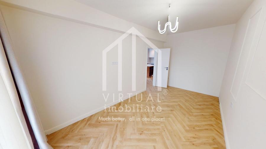 Ap. cu 3 camere-etaj intermediar, mobilat partial -75mp utili + terasa