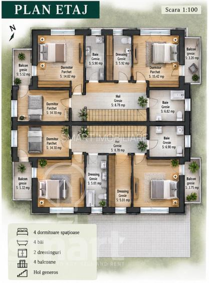 Parte de duplex in Borhanci, garaj, zona linistita - 3