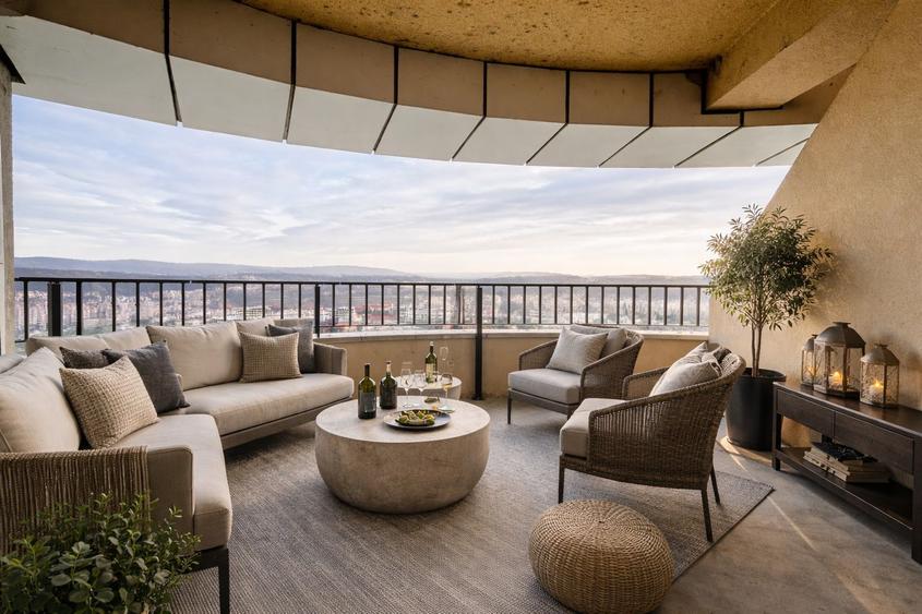 Penthouse pe 2 niveluri | etaj 24–25 | panoramă totală | 0% comision