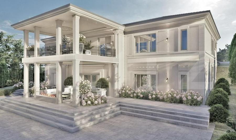 Vilă exclusivistă cu panoramă spectaculoasă și proiect de design interior