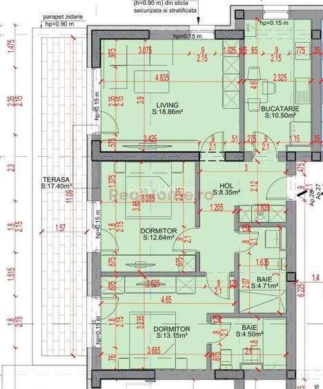 3 camere cu balcon de 17,4 mp Theodor Pallady STB Parcul Teilor - 3