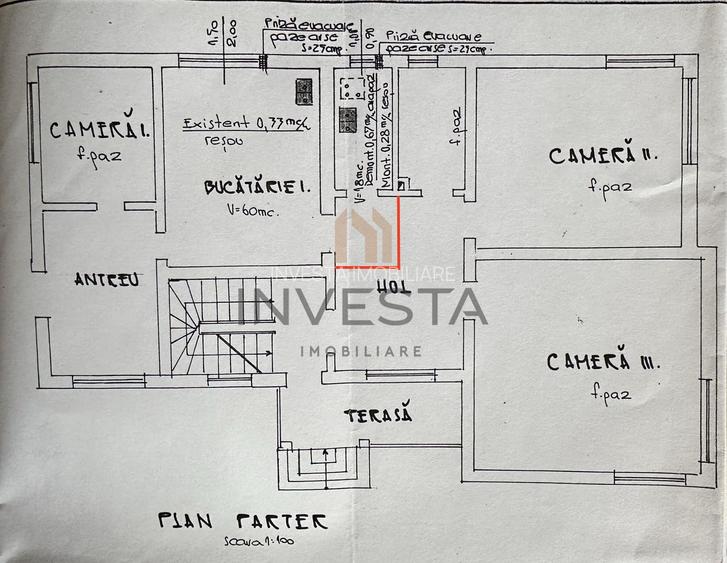 Apartament 4 camere, 160 mp, curte 165 mp, garaj | Andrei Muresanu - 1