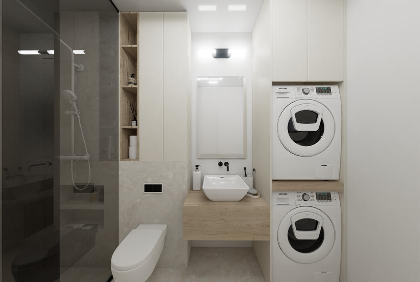 INTABULAT: Apartament cu 3 camere și 2 băi, decomandat, complet echipat