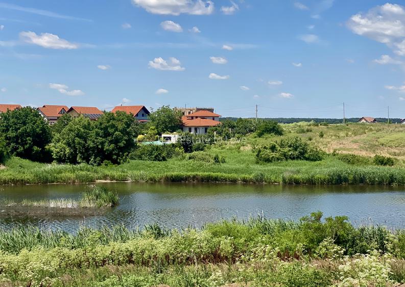 Vilă noua mediteraneană, cartier cu ponton la lac, peninsula Balotesti - 6