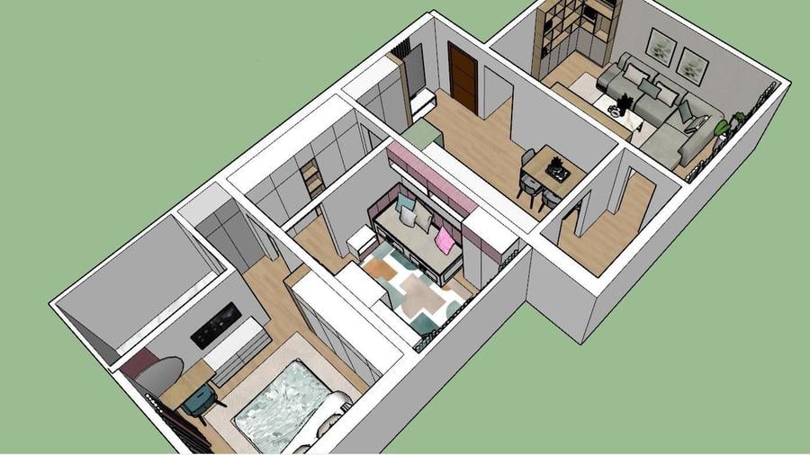 Freidorf | 3 camere | Decomandat | Centrala proprie | 2 bai | 2 balcoane