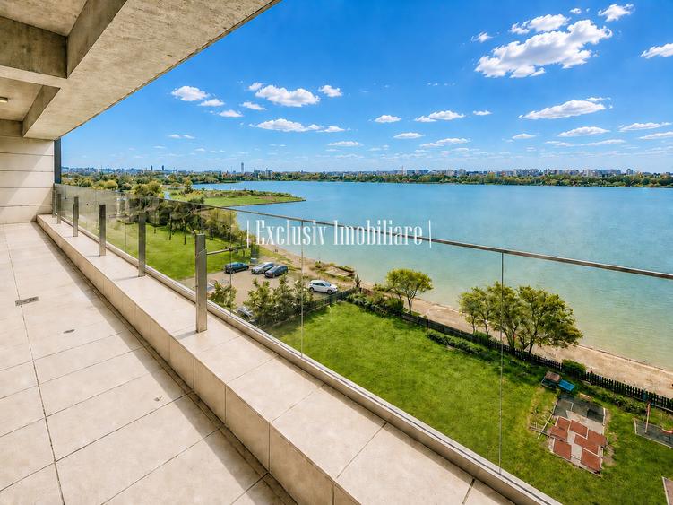 Vedere Frontala la Lac Tabacarie - Apartament de 140 mp cu 3 camere si 3 terase