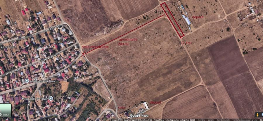 Vand teren 2000mp extravilan Frumusani