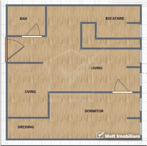 Apartament 1 camera mobilat si utilat modern, zona Manastur