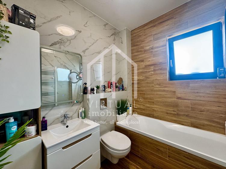 Apartament cu curte, 3 camere, 64mp utili + curte 83mp, Selimbar