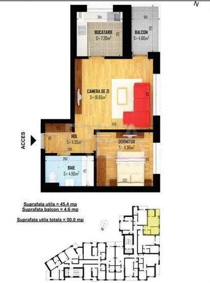 2 Camere Neofort Rezidential Grozăvești