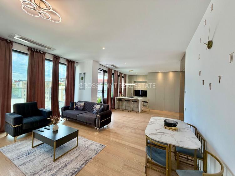 Penthouse premium de închiriat | WIN Herăstrău | 4 camere | Terasă de 50 mp
