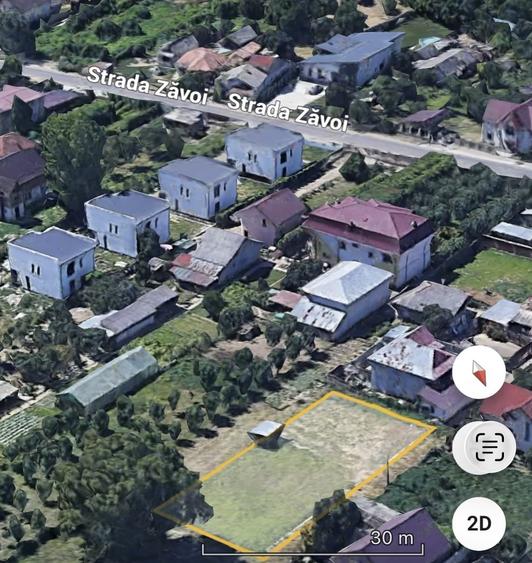 Teren intravilan Stefanesti, utilitati, 36 m deschidere