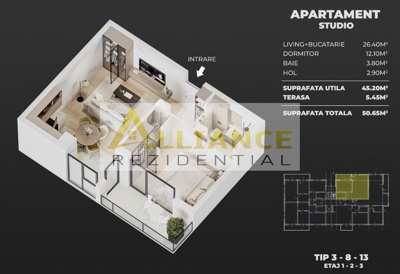 Apartament 2 Camere Nou || Avans Flexibil si Conditii Avantajoase ||