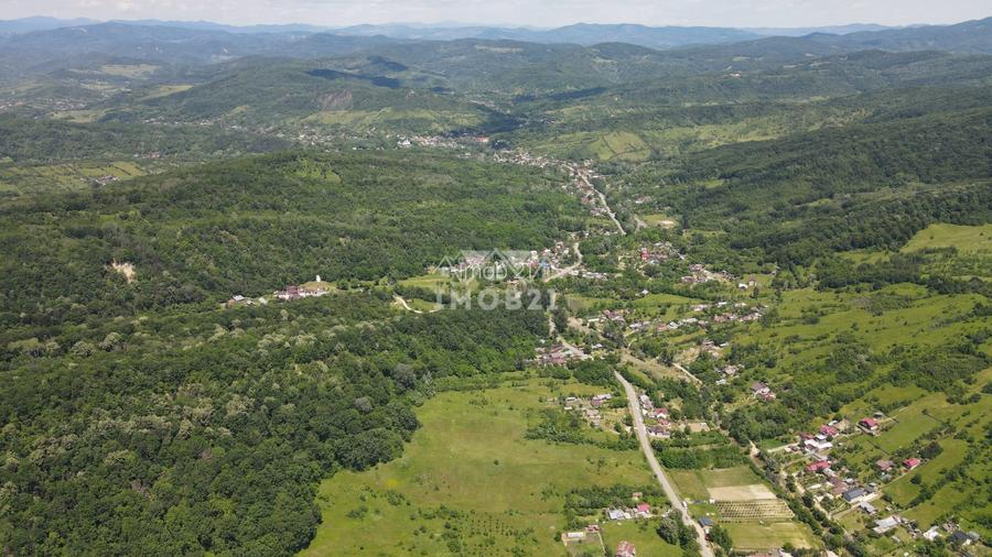 Teren spectaculos cu padure, livada si priveliste panoramica in Soimari PH - 9