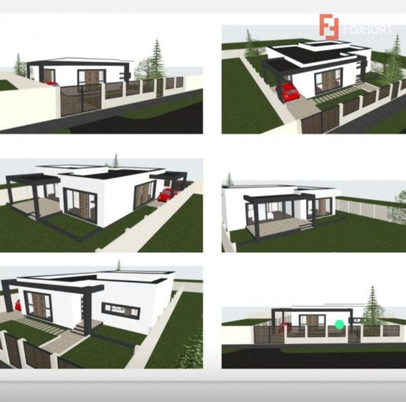 Casa individuala cu 3 camere pe parter, la rosu in Remetea Mare