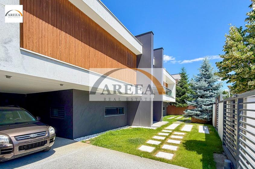 Vilă contemporană cu piscină | 1.000 mp teren | Erou Iancu Nicolae