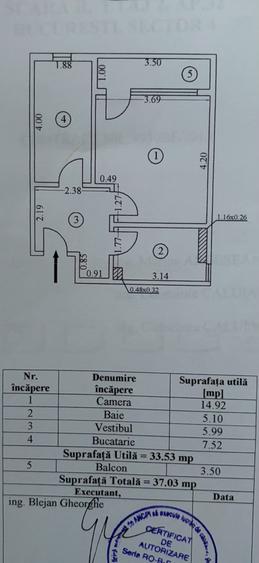 Garsoniera Berceni Metalurgiei Grand Arena