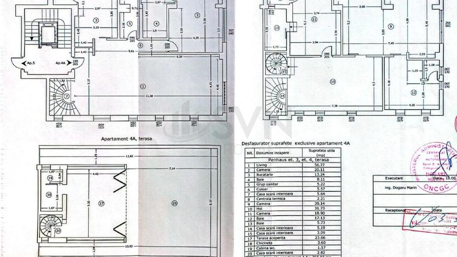 REA0046801 Triplex - 6 camere I Terasa 75 mp I View Superb I De vanzare