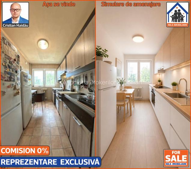Apartament cu 3 camere si balcon in Titan | Comision 0! - 5